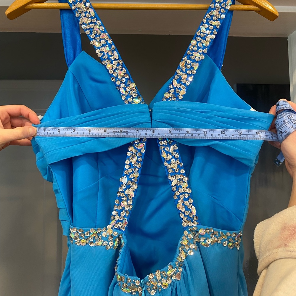 Backless Rhinestone Dress - Picture 9 of 10